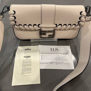 Fendi Baguette Leather Shoulder Bag (Standard Size)
